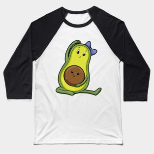 Avocado at Yoga with Baby Baseball T-Shirt